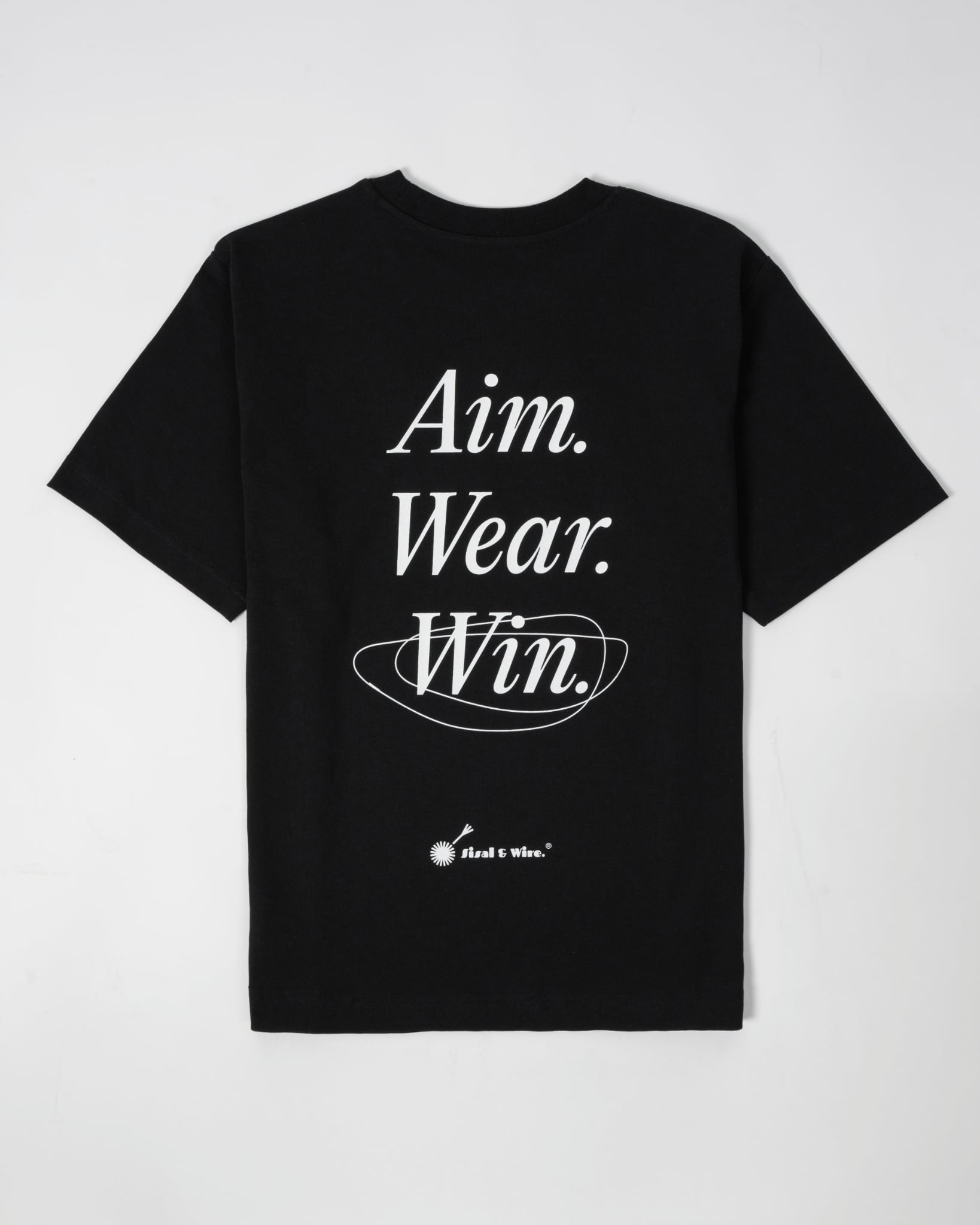 SLOGAN TEE - Black